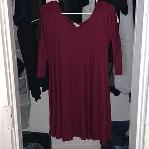 Charlotte Russe quarter sleeve glowing dress